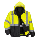 Hi-Vis Premium 3in1 Bomber Jkt