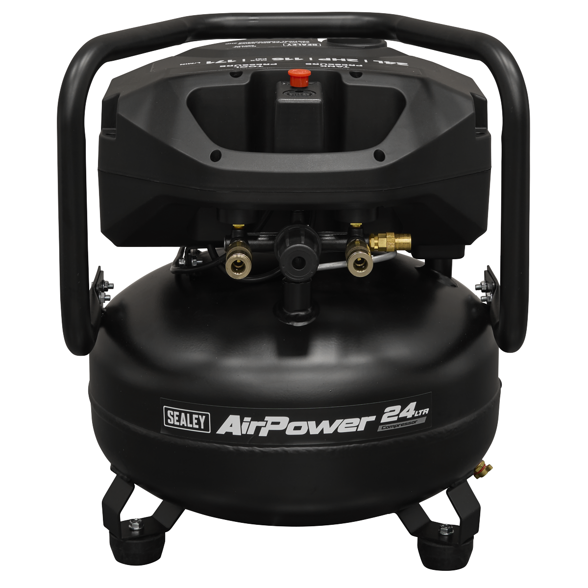 Sealey 24L Oil Free Belt Drive Vertical Compressor 2hp Model No-SAC24V