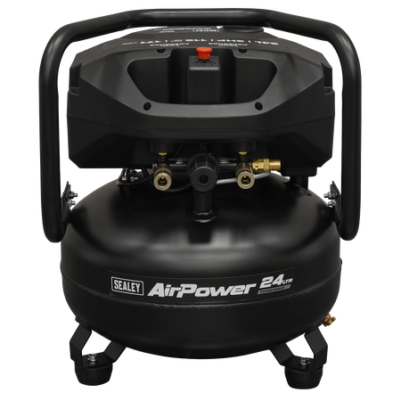 Sealey 24L Oil Free Belt Drive Vertical Compressor 2hp Model No-SAC24V