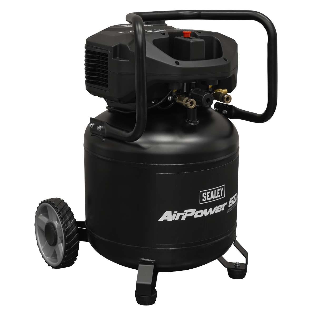 Sealey 50L Oil Free Belt Drive Vertical Compressor 2hp Model No-SAC50V