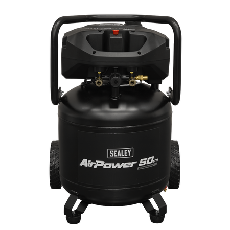 Sealey 50L Oil Free Belt Drive Vertical Compressor 2hp Model No-SAC50V