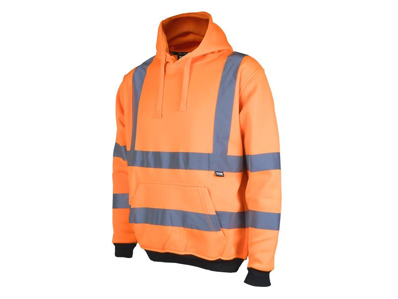 Hi-Vis Hoodie Orange - XXL