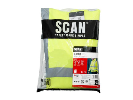 Hi-Vis Hoodie Yellow - M