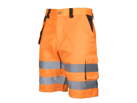 Hi-Vis Holster Shorts Orange - W32-33in