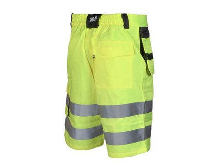 Hi-Vis Holster Shorts Yellow - W32-33in