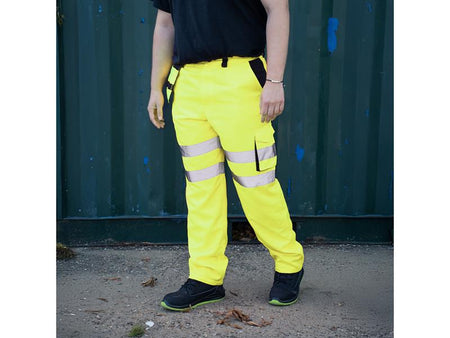 Hi-Vis Holster Trouser Yellow - W37-38in