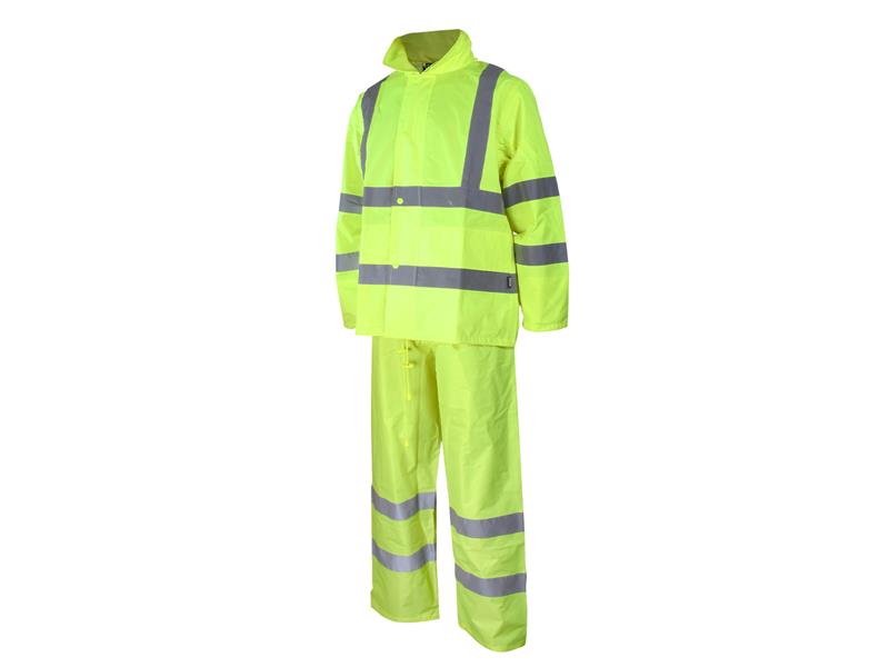 Hi-Vis Rain Suit Yellow - XL