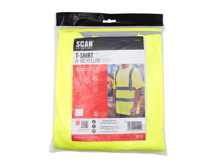 Hi-Vis Yellow T-Shirt - M (41in)