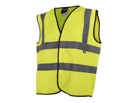 Hi-Vis Yellow Waistcoat - XL (48in) (Pack of 80)