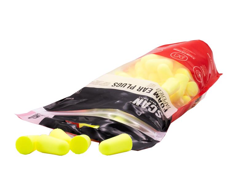Foam Ear Plugs - 50 Pairs