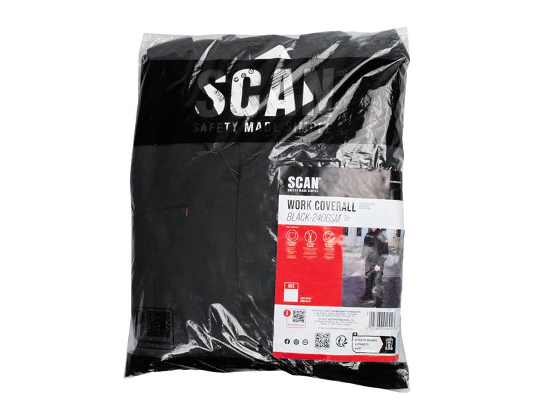 Coverall/Boiler Suit Black - XL