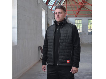 Padded Gilet with Stretch Back - M