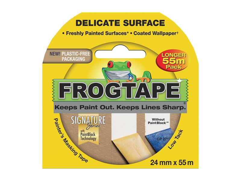 Shurtape FrogTape® Delicate Surface Masking Tape 24mm x 55m