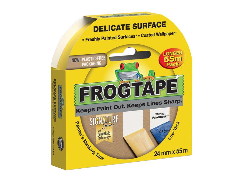 Shurtape FrogTape® Delicate Surface Masking Tape 24mm x 55m
