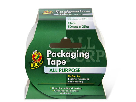 All Purpose Packaging Tape 50mm x 25m Clear 224499