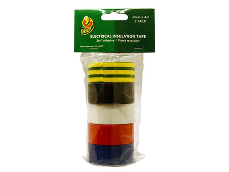 Electrical Tape Multipack x 5 19mm x 4m 260197