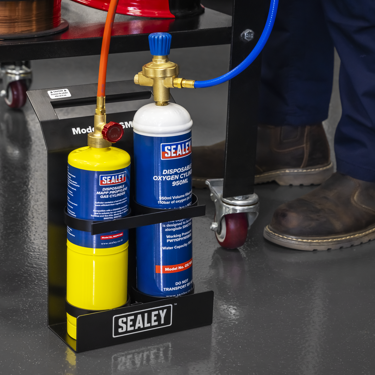 Sealey MAPP Gas & Oxygen Brazing Kit Model No-SMGT03