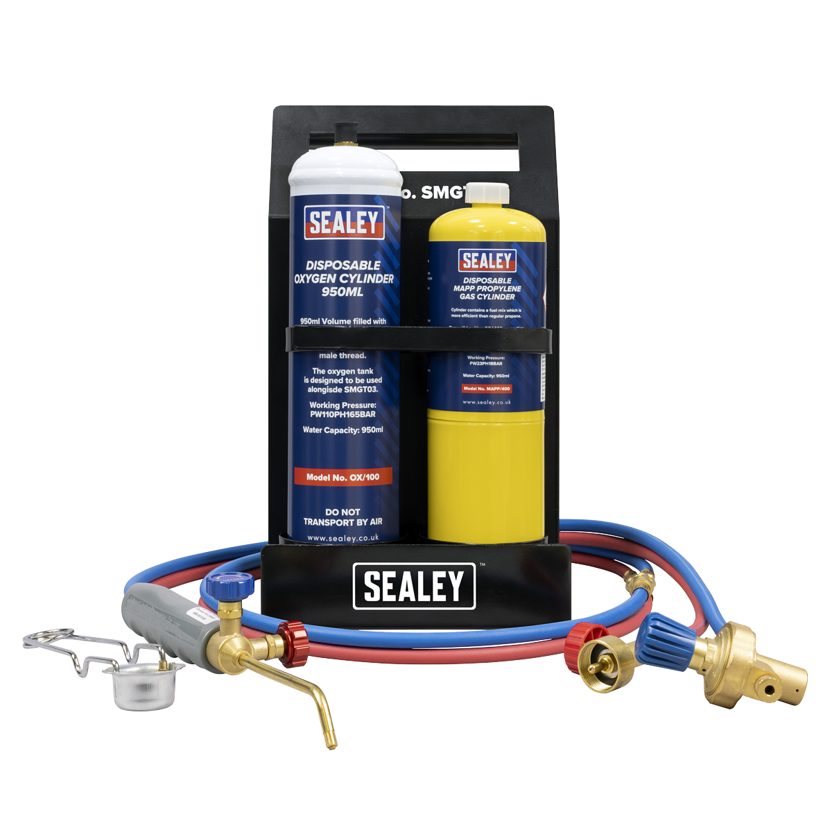 Sealey MAPP Gas & Oxygen Brazing Kit Model No-SMGT03