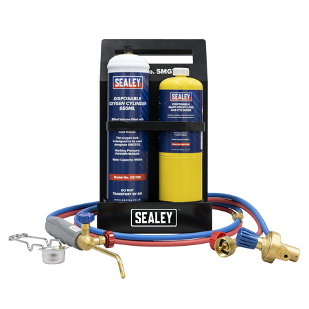 Sealey MAPP Gas & Oxygen Brazing Kit Model No-SMGT03