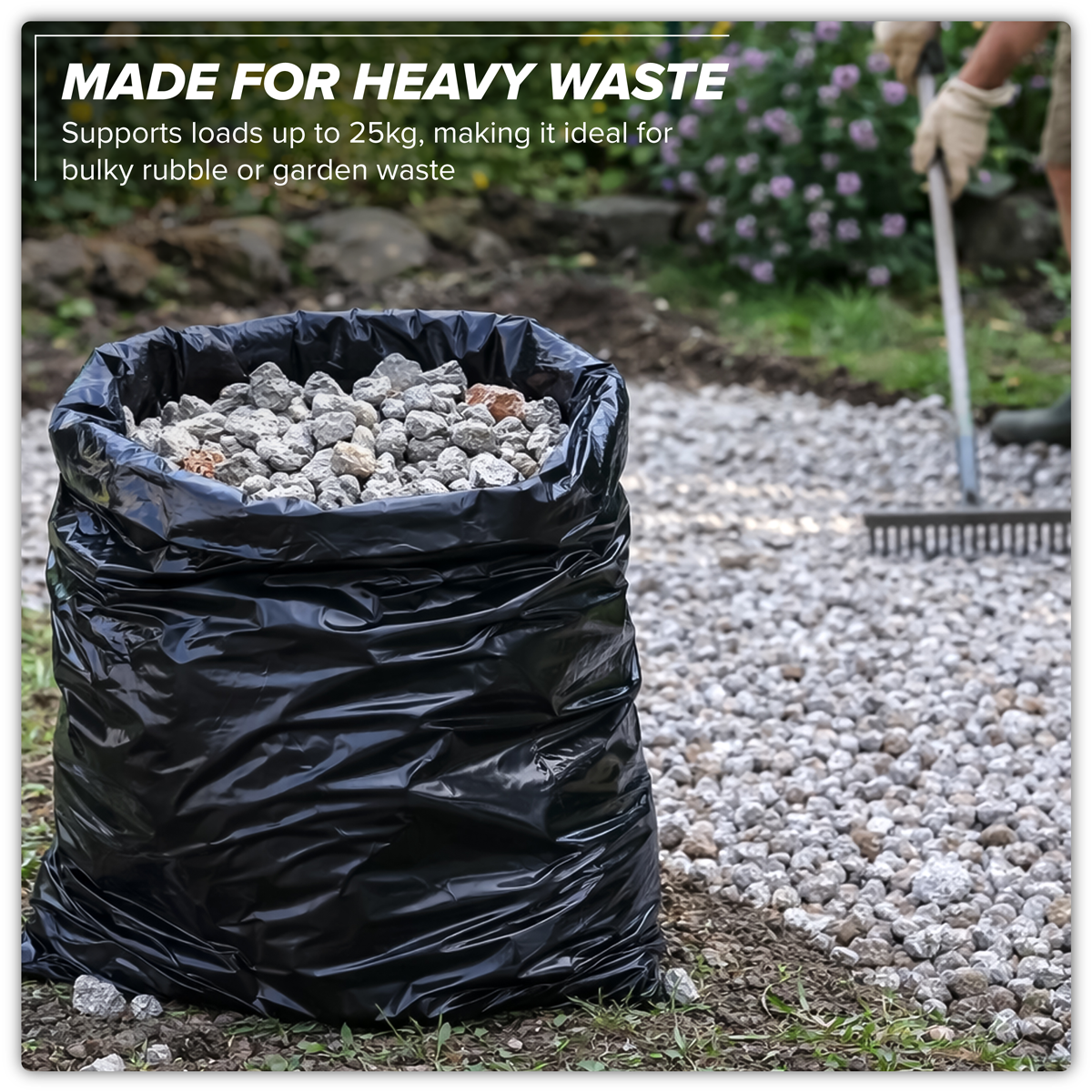 Sealey Rubble Sacks 50L - Pack of 100 Model No-SRS100
