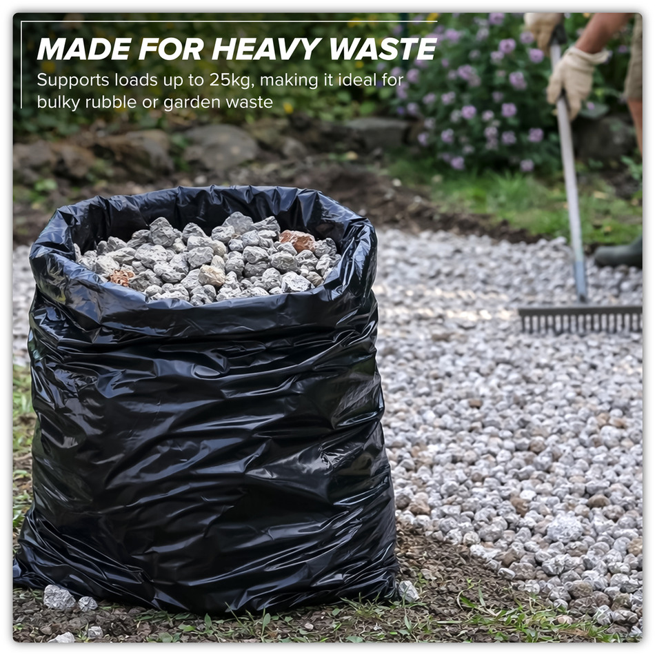 Sealey Rubble Sacks 50L - Pack of 100 Model No-SRS100