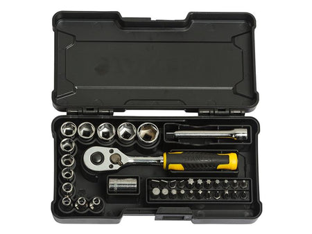 1/4in Compact Socket Set, 37 Piece