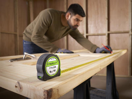 Hi-Vis Tylon Tape Measure 5m (16ft) (Width 25mm)