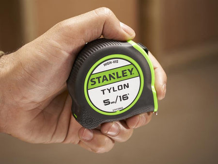 Hi-Vis Tylon Tape Measure 5m (16ft) (Width 25mm)