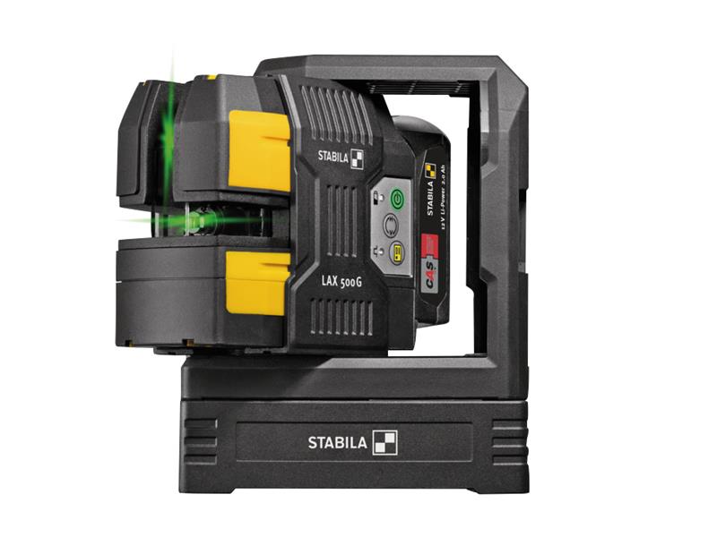 LAX 500 G Cross Line plus Plumb Point Laser 12V 1 x 2.0Ah Li-ion