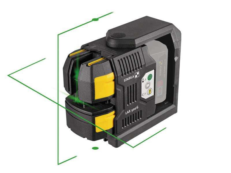 LAX 500 G Cross Line plus Plumb Point Laser 12V Bare Unit