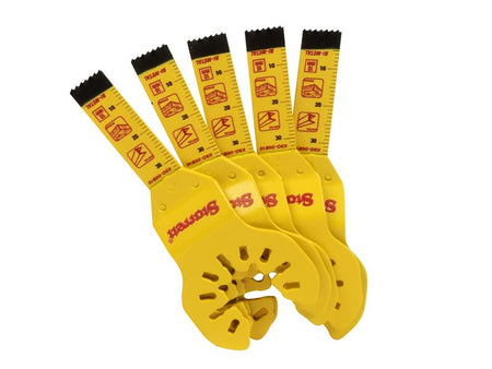 KSO-00B10-5 Plunge Bi-metal Oscillating Blade 34 x 10mm x 18 TPI Pack of 5