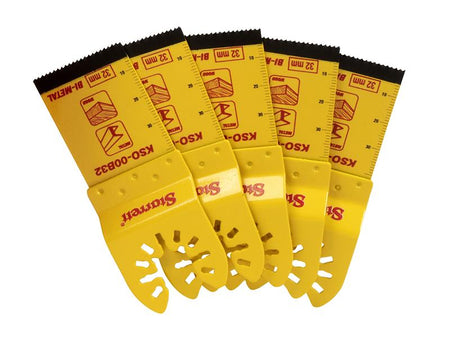 KSO-00B32-5 Plunge Bi-metal Oscillating Blade 40 x 32mm x 18 TPI Pack of 5