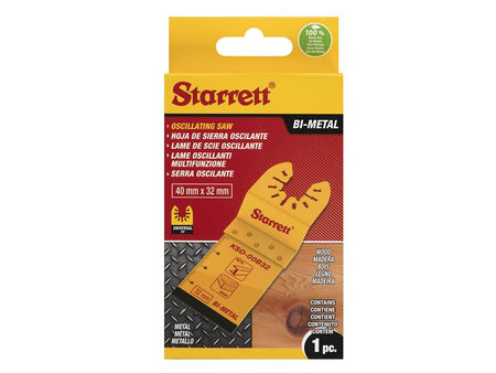 KSO-00B32 Plunge Bi-metal Oscillating Blade 40 x 32mm x 18 TPI