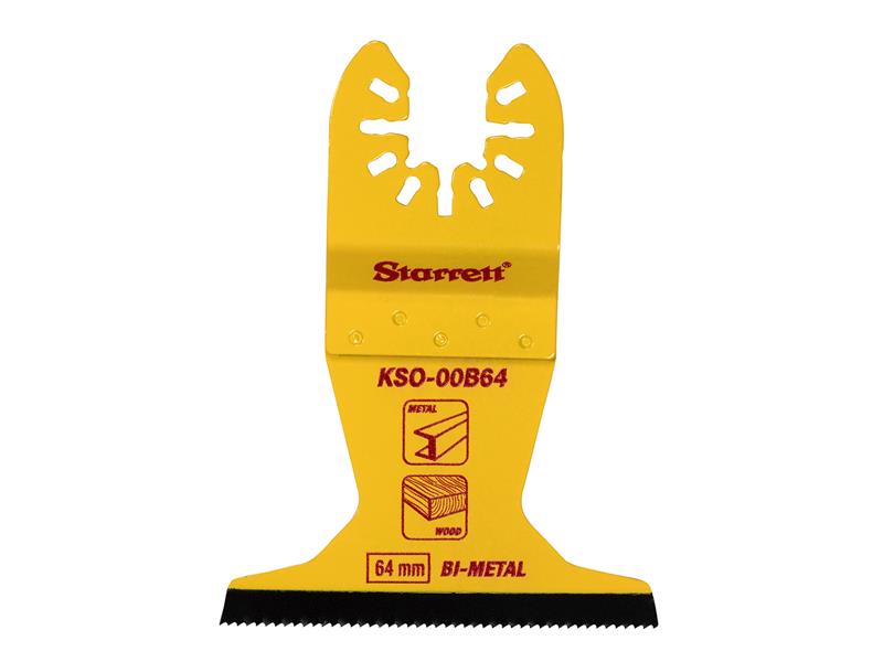 KSO-00B64 Flat-sided Bi-metal Oscillating Blade 40 x 64mm x 18 TPI