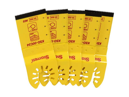 KSO-00C34-5 Plunge HCS Oscillating Blade 40 x 34mm x 18 TPI Pack of 5
