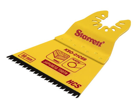KSO-01C69 Flat-sided HCS Oscillating Blade - Japanese Teeth 69 x 42mm x 14 TPI