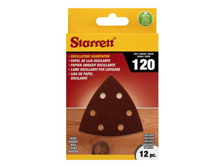 KSSO-012P00-12 Multi-tool Sandpaper 93mm x 120G Pack of 12