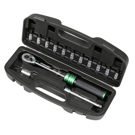 Sealey Torque Wrench Set 1/4"Sq Drive 5-25Nm 14pc Model No-STW911B