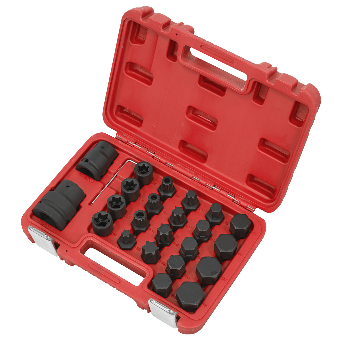 Sealey Impact Socket & Bit Set, 3/4"Sq & 1"Sq Drive 23pc Model No-SX054