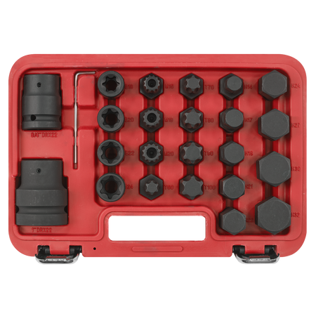 Sealey Impact Socket & Bit Set, 3/4"Sq & 1"Sq Drive 23pc Model No-SX054