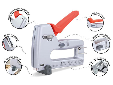 Z4-140 Heavy-duty 4-in-1 Staple / Nail Gun