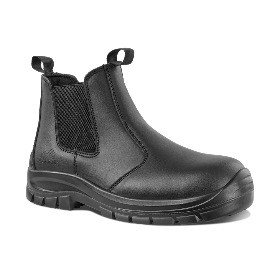 Tom Cat Oregon Black Chelsea Styled Safety Boot: Model No.TC310
