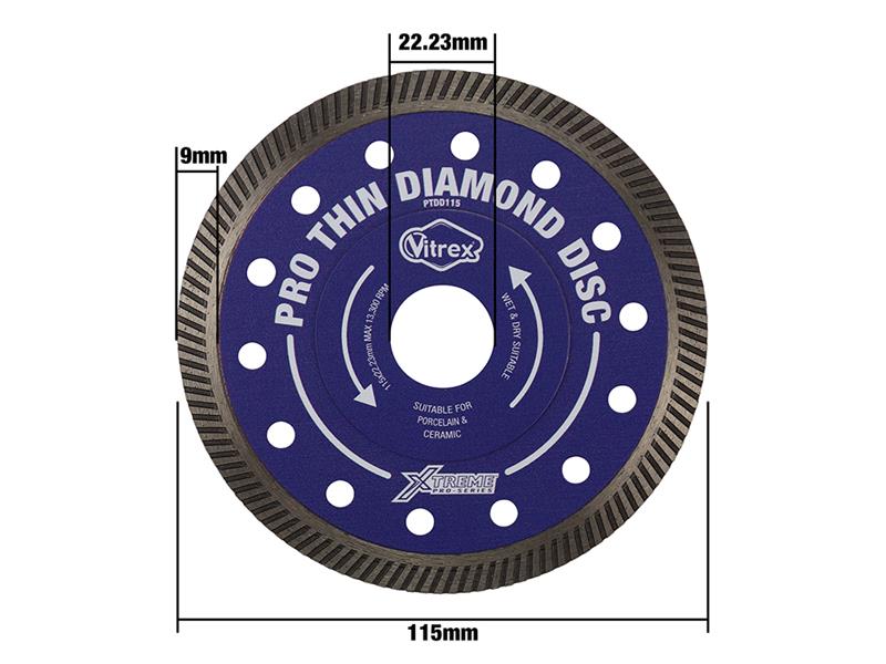 Xtreme Pro Thin Diamond Disc 115mm