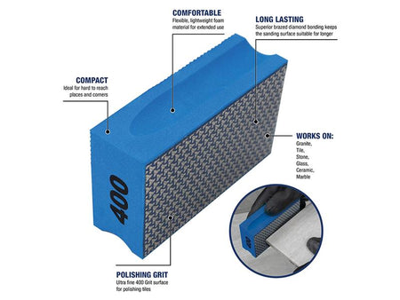 Diamond Sanding Block 400 Grit