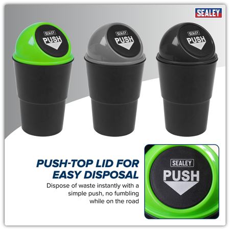 Sealey Vehicle Cup Holder Bin – Display Box of 9 Model No-VS09