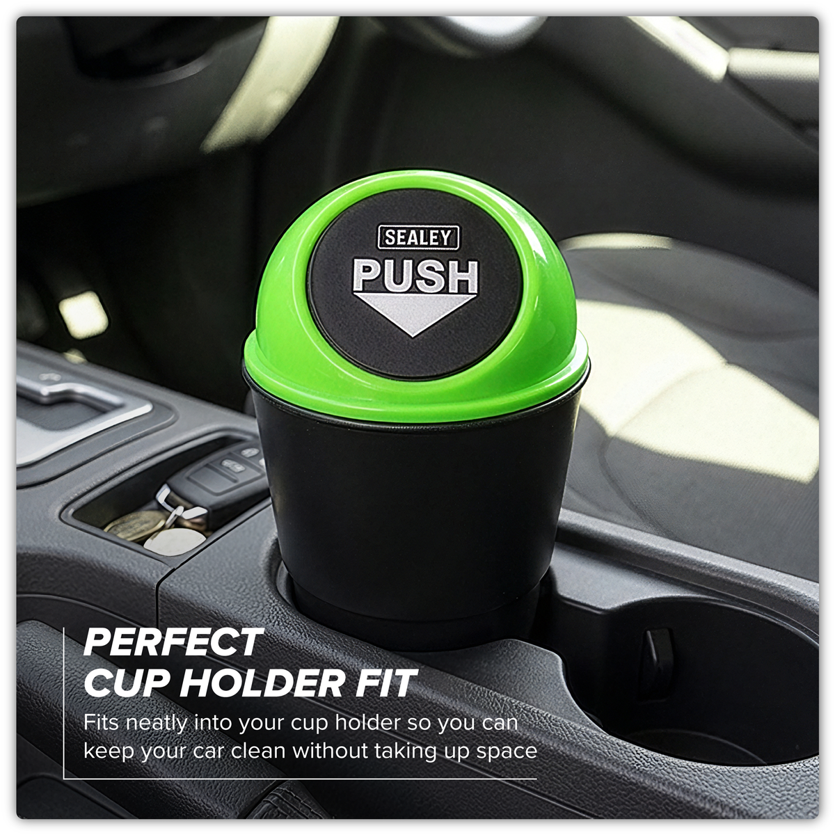 Sealey Vehicle Cup Holder Bin – Display Box of 9 Model No-VS09