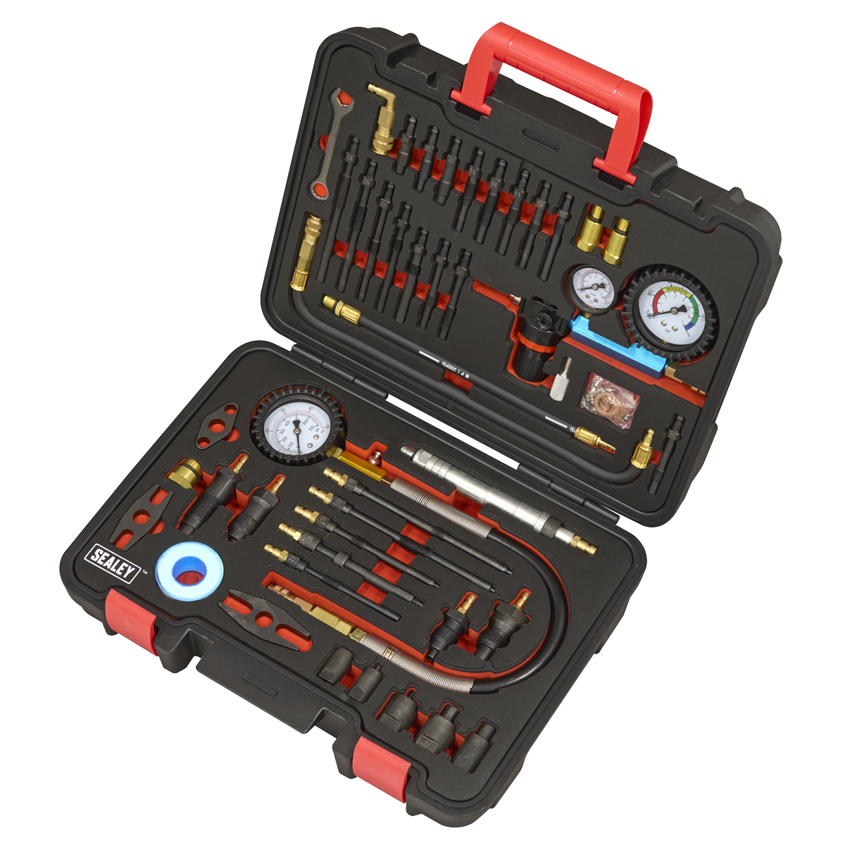 Sealey Diesel/Petrol Master Compression & Leakage Test Kit 46pc Model No-VS567