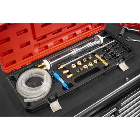 Sealey Transmission Oil Refilling Pump & Adaptor Kit for VAG 18pc Model No-VS7095