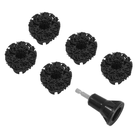 Sealey Stud Hub Cleaner Set 6pc Model No-VS8005