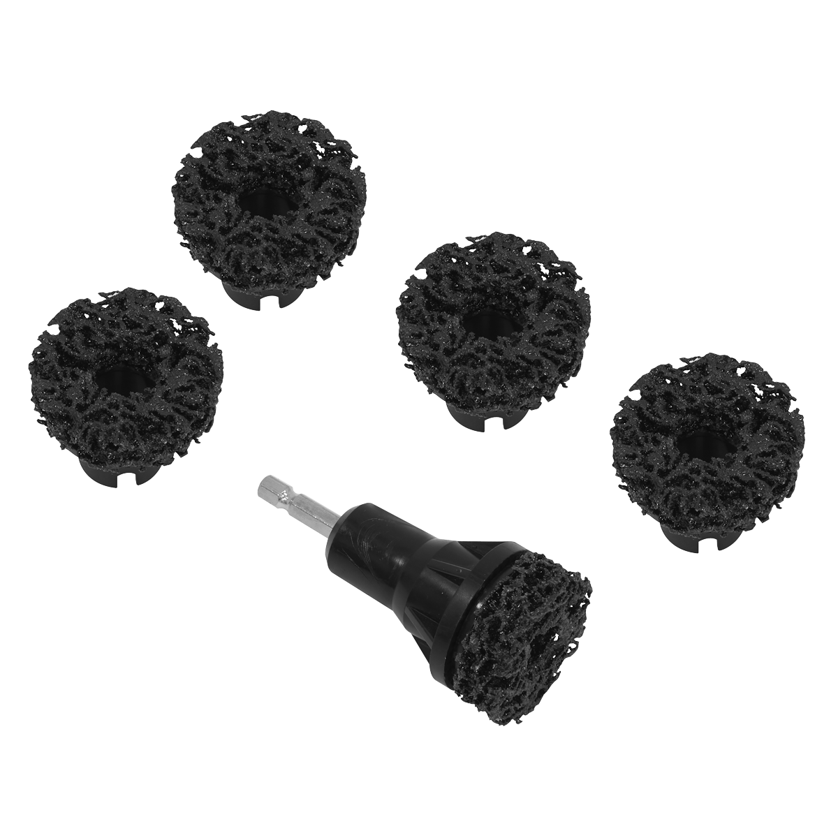 Sealey Stud Hub Cleaner Set 6pc Model No-VS8005